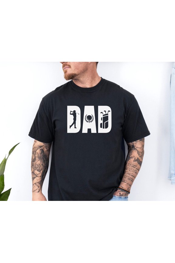 Golf Dad TShirt Tee Gift for Golfing Dad