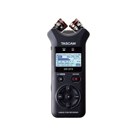 Tascam DR-07X Stereo Handheld Digital Audio Recorder with USB Audio Interface