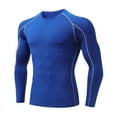 thumbnail image 2 of Zedker Men's Compression Shirts Long Sleeve Athletic Workout Base Layer Quick Dry Fit Basketball Football Tops Undershirts, 2 of 8