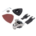 thumbnail image 3 of Angle Grinder Converter Set, Simple Installation Oscillating Tool Adapter Black Silver Stainless Steel Multifunctional  for Woodworking, 3 of 7
