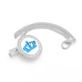 thumbnail image 1 of Chupete De Metal Azul De 26 Letras Piedra Para Bebés Con Cubierta Antipolvo Juguete Mordedor De Bebé Gao Jinjia unisex, 1 of 2