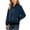 Navy, variant on Lutiedan Girls Bomber Jacket Zip Up Waterproof Lightweight Windbreaker Jacket Casual Baggy Windproof Jacket with Pcoket Size 5-16