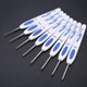 thumbnail image 3 of 8pcs Blue & White Porcelain Printing Handle Aluminium Crochet Hooks Needles Knitting Craft (#1), 3 of 4