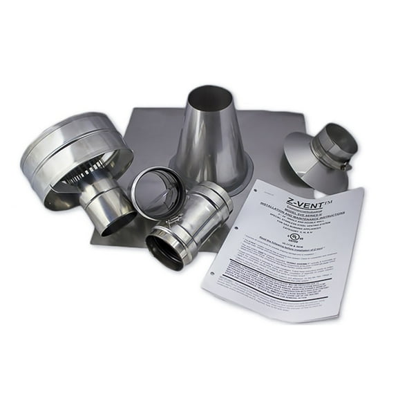 Eccotemp  2SVSRPKE03  AL29-4C  Vent Pipe  Kit  ;Stainless Steel
