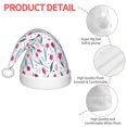 thumbnail image 6 of Cauagu Tulips Flowers Pattern Christmas Hat for Kids,Xmas Holiday Hat Santa Hat for Boys & Girls Festive Headwear Accessories for Christmas/New Year/Holiday, 6 of 6