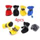 thumbnail image 4 of 4 piezas botas para perros zapatos antideslizantes impermeables cachorro lluvia mascota perro gato calcetines S/M/L/XL, 4 of 4