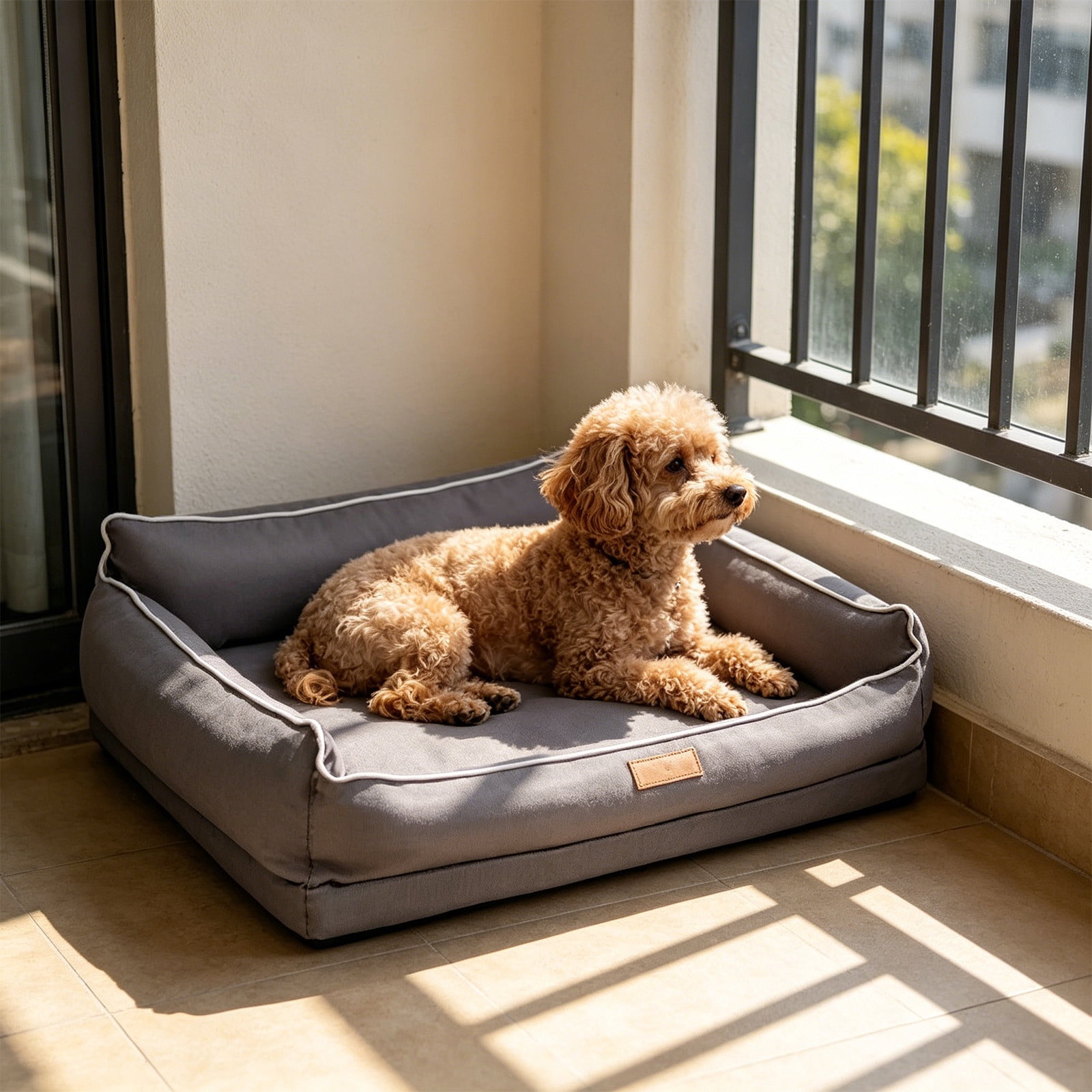 Dog Bed Cooling Pet Mat Removable Washable Non Slip Sleeping Cushion Large Medium Dogs Indoor Outdoor Travel Floor Sofa Summer Heat Relief Cozy Rest for Home Use Indoor Outdoor Rest Cushion Home Use