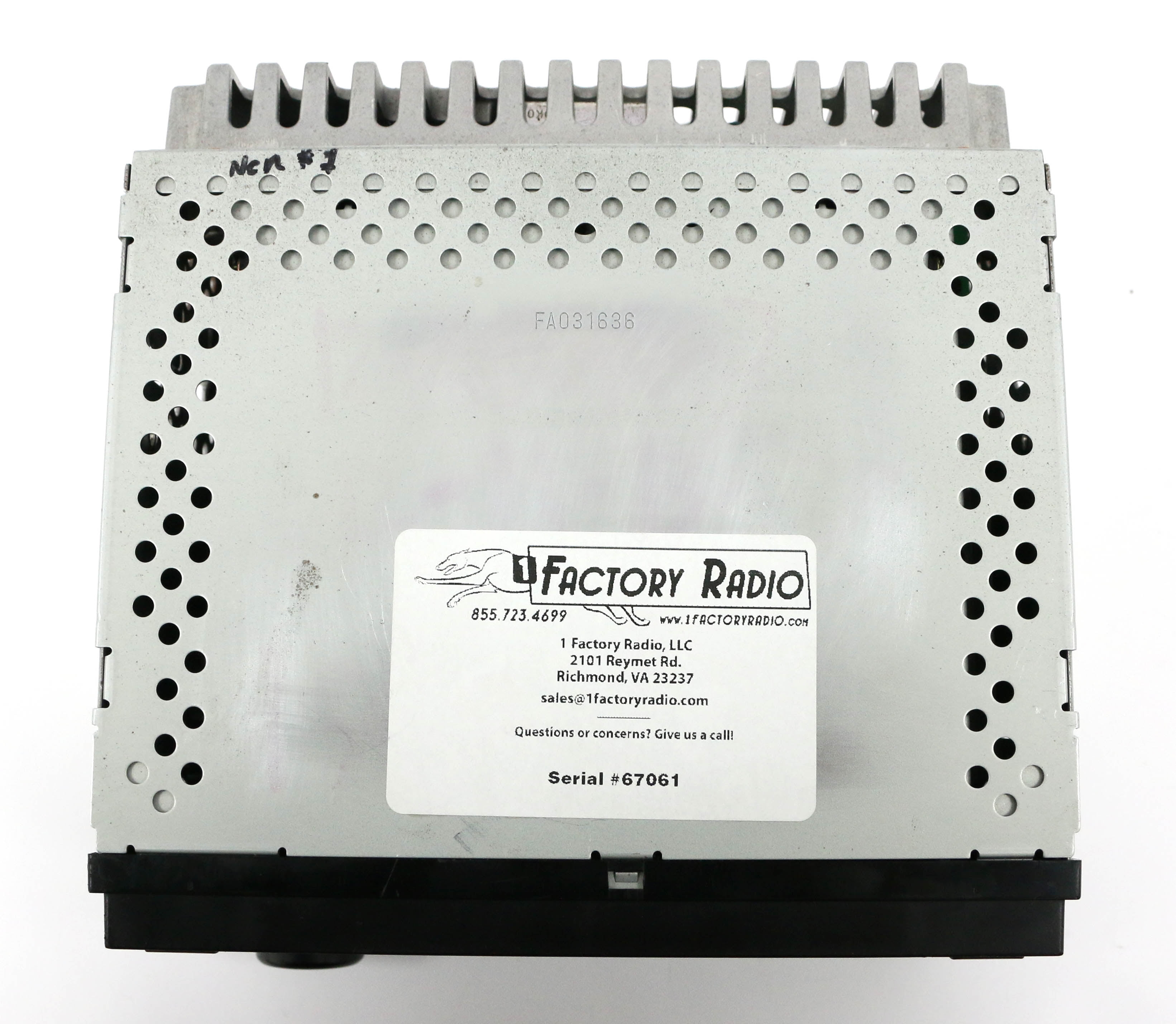 Restored 2000-02 Subaru Legacy AM FM Radio CD Cassette Player 86201AE12A Face P121 (Refurbished)