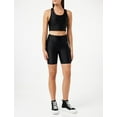 thumbnail image 2 of MSRP $50 Dkny Womens Sport High Waist Logo Tape Bike Short Black Size XS, 2 of 4