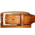 thumbnail image 3 of Tasso Elba Mens Feather Edge Belt, Beige, 40, 3 of 3