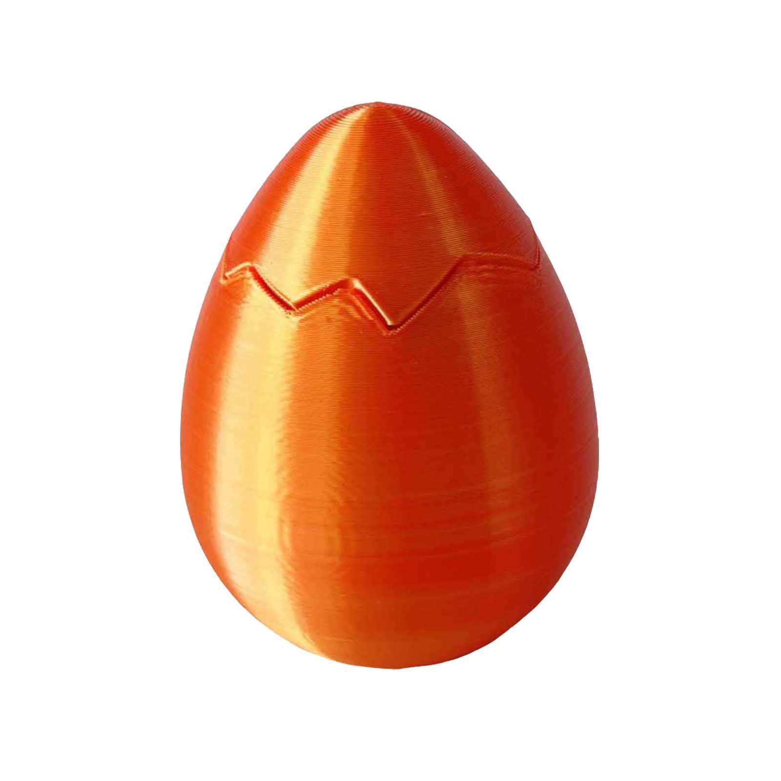 Momolaa Eggs Lot De 7 œufs De Poule Artificiels,Œufs De Pâques,Faux Œufs,Simulation Œufs En Bois,Œufs De Couleur Unie,2,3 Pouces, 3 Couleurs
