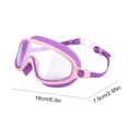 thumbnail image 3 of Gafas Natación para Con Tapones La Oreja Clip Nariz () Rosa Púrpura, 3 of 9