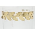 thumbnail image 2 of New Fun Women Fashion Jewelry Choker Necklace Metallic Gold Faux Leather Leaf Fabric, 2 of 8