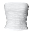 thumbnail image 6 of Landzoo One Women's Spring Sleeveless Solid Crop Top – Slim Fit Midriff Cozy Stylish Basic Tube Tops, 6 of 8