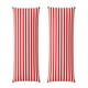 thumbnail image 1 of Fotbe Red And White Stripes Funda para Almohada Corporal con Diseño, Funda de Microfibra Ultrasuave de 20x54 Pulgadas, Ropa de Cama Elegante, 1 of 7
