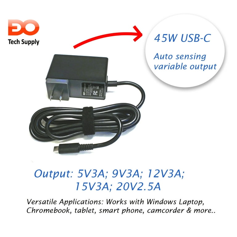 USB-C 45W Wall Charger for KANO Kids Computer Kit 11.6 1101-2
