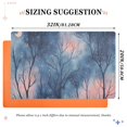 thumbnail image 6 of Yayeee Doormat for Indoor Entrance 32" x 20" Non Slippery Floor Rug, Trees in The Night, 6 of 8