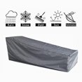 thumbnail image 2 of Sunlounger Cover 208 x 76 x 41 / 79cm Sun Lounger Cover Weatherproof Garden Lounger Cover for Garden, 2 of 5