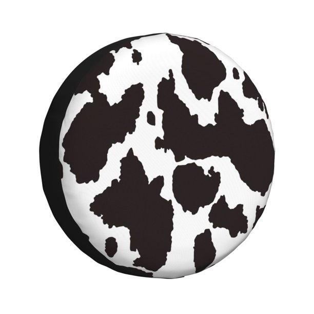 Balery Cow Skin 2 Cubiertas para Neumáticos - Protector Resistente para Neumáticos de Camioneta, SUV, Remolque, Camper y RV-15 inch