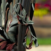 ARDEN Outdoor Dining Chair Cushion 20 x 20, Simone Black Tropical