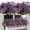 9pcs Purple, variant on 12 Bundles Artificial Flowers for Outdoor,No Fade Fake Plastic Flowers Faux Plants for Decoration Hanging Planters Indoor Outside Garden Porch Window Box Home Wedding Farmhouse