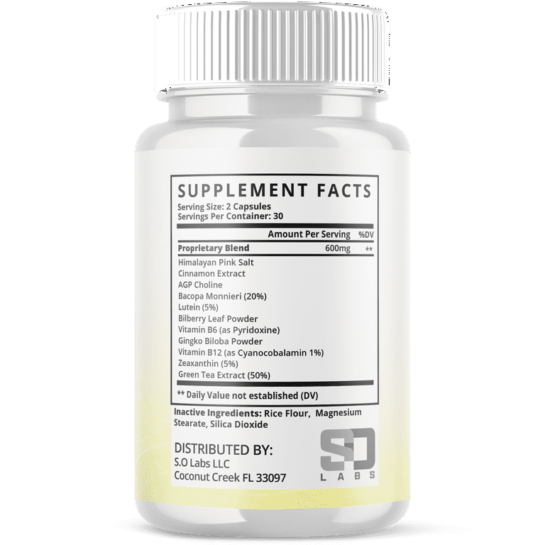 S.O LABS, BurnSlim Capsules, 60 Count, Supports Active Lifestyle