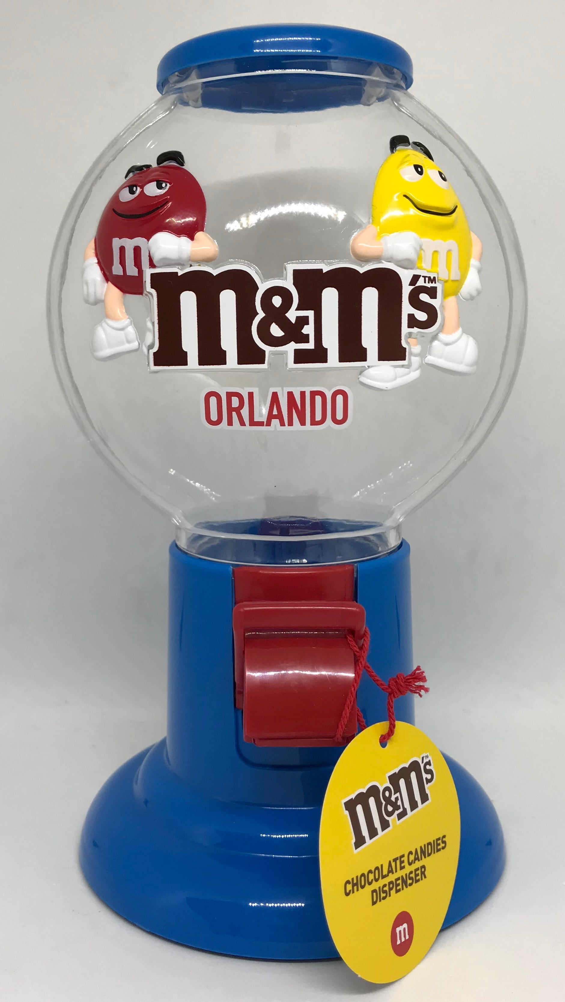 M&M's World Officially Licensed Bubble Gum Machine Candy Dispenser