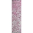 thumbnail image 2 of Addison Rugs Mayfield Premium Machine Washable Transitional Abstract Pink Runner Rug, 2'3" X 7'6" Machine Washable Transitional Abstract Pink Oversized Sherpa Throw Blanket, 2 of 6