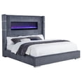 thumbnail image 3 of Tisdall Upholstered Cal King Flame Visualizer Bed Grey, 3 of 10