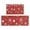 Red Christmas Snowflake, variant on Red Christmas Pattern Kitchen Rugs Sets Of 2,Anti Fatigue Kitchen Mat Rugs Non Slip Washable,Decorative Kitchen Floor Mats for Kitchen,Sink,Laundry,17"x30"+17"x47"