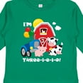 thumbnail image 4 of Inktastic Three-i-e-i-o 3rd Birthday Boys or Girls Long Sleeve Toddler T-Shirt, 4 of 5