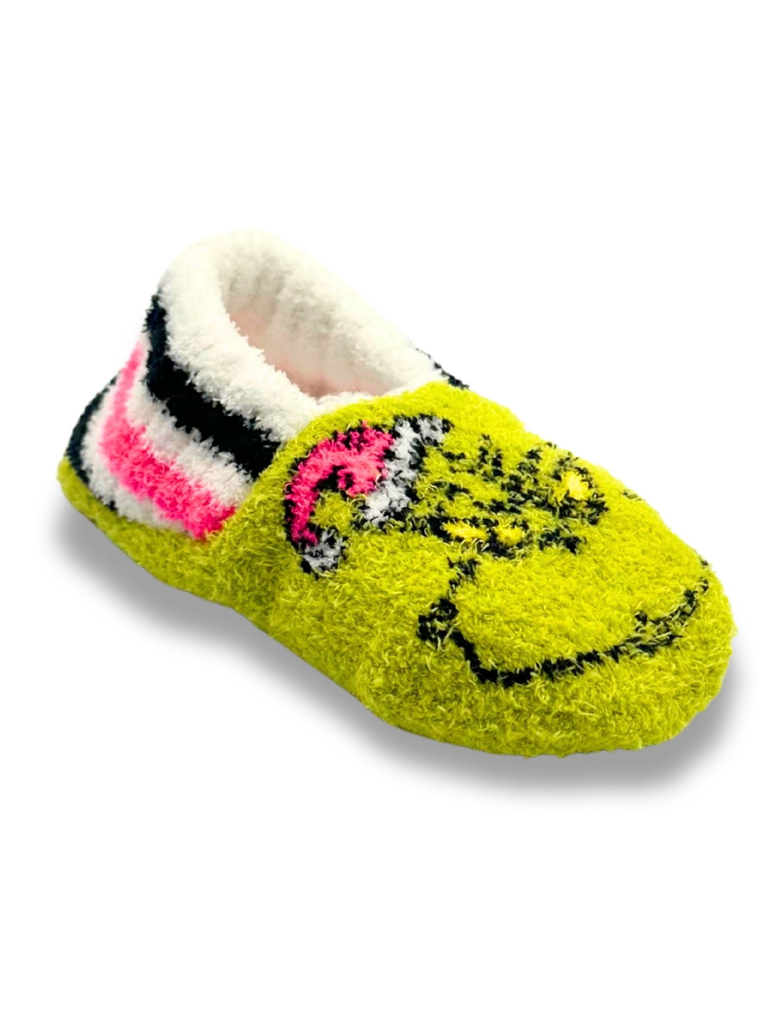 Grinch x Justice Girls Slipper Socks, 1-Pack, Sizes S/M-M/L