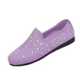 thumbnail image 4 of YOUYEDIAN Water Shoes For Women Quick Dry Breathable Knit Aqua Shoes Non Slip Outdoor Beach Walking Casual Water Sport Swim Shoes(Light Purple), 4 of 5