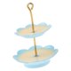 thumbnail image 1 of 1/12 Casa de Azul 2 Niveles Pastel Comida Postre Panadería Soporte de Metal, 1 of 9