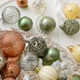 thumbnail image 4 of Adornos de bolas de Navidad pintados de 4/6/8 cm, decoración para fiestas de árboles de Navidad, colgante de esferas de Navidad de Año Nuevo 2024, 4 of 5