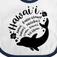 thumbnail image 4 of Inktastic Hawaii Islands with Dolphin Boys or Girls Baby Bib, 4 of 4