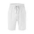 thumbnail image 6 of TRUBKH Beach Shorts for Women Womens Athletic Shorts Athletic Workout Gym Shorts Hiking Cargo Shorts Linen Shorts for Women's 2 in 1 Running Shorts Yoga Short Pants Loose Beach Shorts White S-3XL, 6 of 9