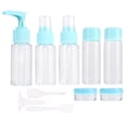 thumbnail image 5 of OUNONA 11-Piece Travel Cosmetic Bottles Set - Refillable Empty Containers for Shampoo, Cream, Lotion, Sunscreen, Shower Gel - Makeup Organizer (Sky), 5 of 7