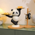 thumbnail image 2 of Resin Panda Key Storage Tray, Desktop Decoration, Cute Desktop Storage Rack for Entryway and Bedroom, Home Decor, 2 of 6