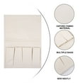 thumbnail image 3 of WORGEOUS 1pc Sofa Chair Side Storage Pouch Armrest Organizer Storage Bag Pockets Pouch, 3 of 8