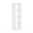 thumbnail image 2 of Furinno CUBICLE Open Back Decorative Verticle Cube Storage Organizer in White, 2 of 8