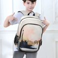 thumbnail image 6 of FORMRS Unisex School Backpack 17" Student Travel Bag with Laptop Compartment, Abstract Landscape, 6 of 7