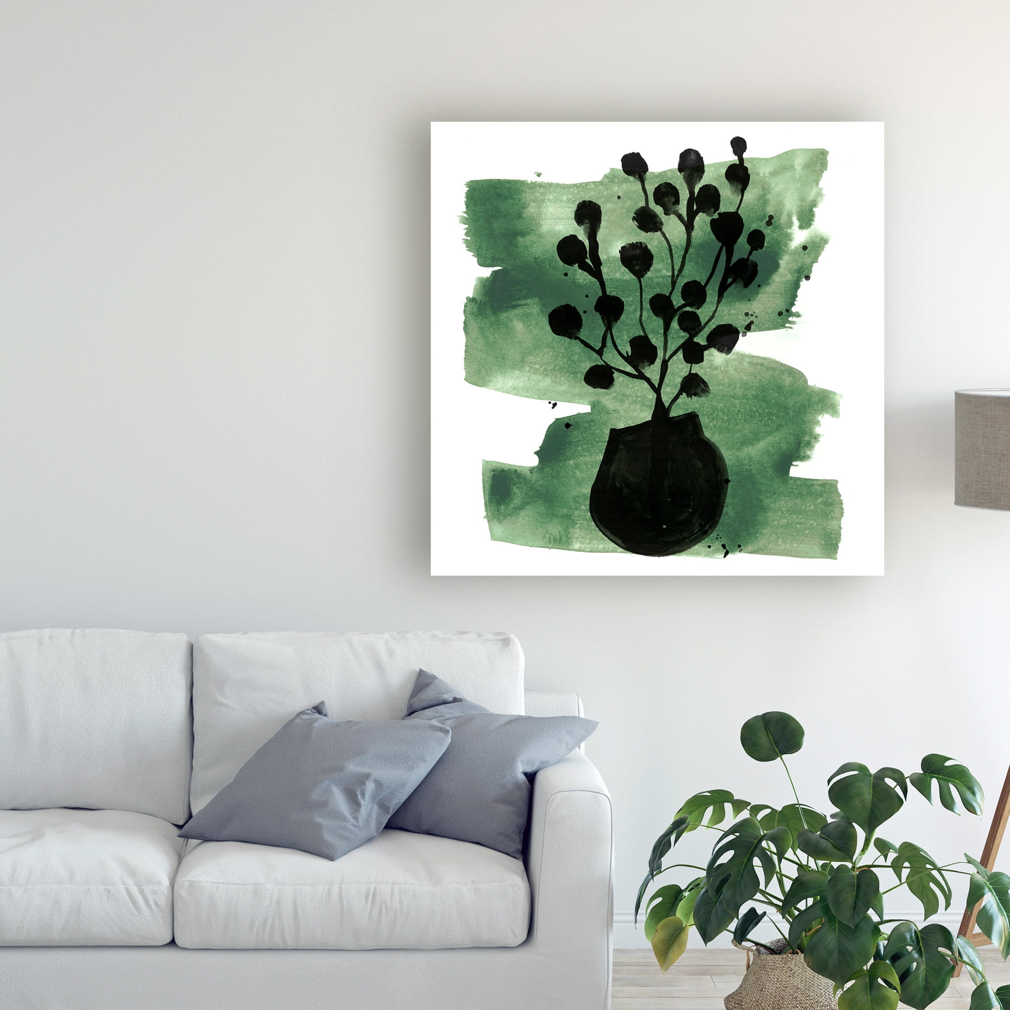 Trademark Fine Art 'Tropical Sumi e IV' Canvas Art by June Erica Vess