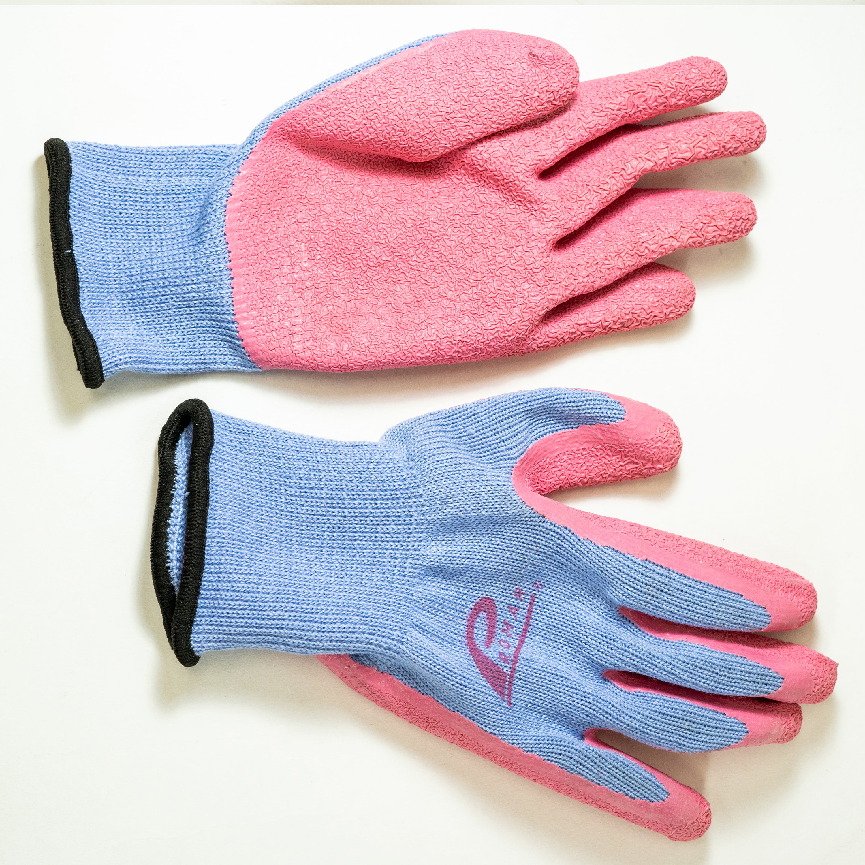 American Maple GL-200-XL Promar Latex Grip Mens Blue/White Fillet Fishing Gloves 