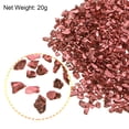 thumbnail image 3 of Unique Bargains Chips de Verre Épais Métalliques Irréguliers Rouges Marron Pailletés, 20g, 3 of 5