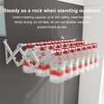 thumbnail image 2 of Xingzhi Stainless Steel Balcony Clothes Rack Retractable And Durable For Everyday And Is Sturdy And Durable 180CM Five poles, 2 of 6