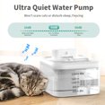 thumbnail image 5 of MASBRILL Wireless Cat Water Fountain 60oz/2L Automatic Water Dispenser For Pets Battery Operated Infrared Induction Cat Fountain,Ultra Quiet Pet Drinking Fountain BPA-Free,White, 5 of 10