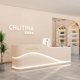 thumbnail image 3 of Lectern Reception Desks Shop Vanity Coffee Counter Cashier Study Podium Reception Desks Front Escritorio Oficina Bar Furniture My Lux Decor Round, 3 of 7