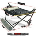 thumbnail image 2 of Tranquillo Support de Hamac Ajustable Unity, Hamac et Support de Camping Pliables, Support de Hamac Double en Acier Capacité de 800 Lb pour 2 Personnes, Support Préassemblé de Qualité Supérieure pour Intérieur Extérieur, Noir, 2 of 8