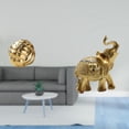 thumbnail image 2 of Escultura Estética De Bola De Hilo De Cerámica Y Figura De Resina De Elefante Para Sala De Estar, Dormitorio, Estante, Escritorio, Decoración Del Hogar., 2 of 8
